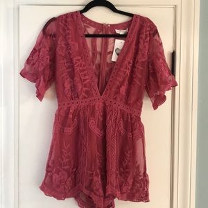 Wandering into Lust lace Romper